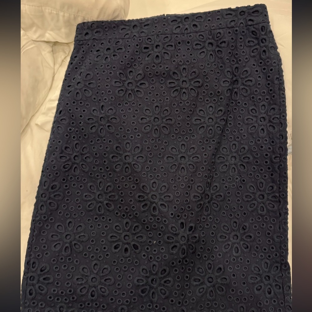 JCREW PENCIL SKIRT PINWHEEL DESIGN
